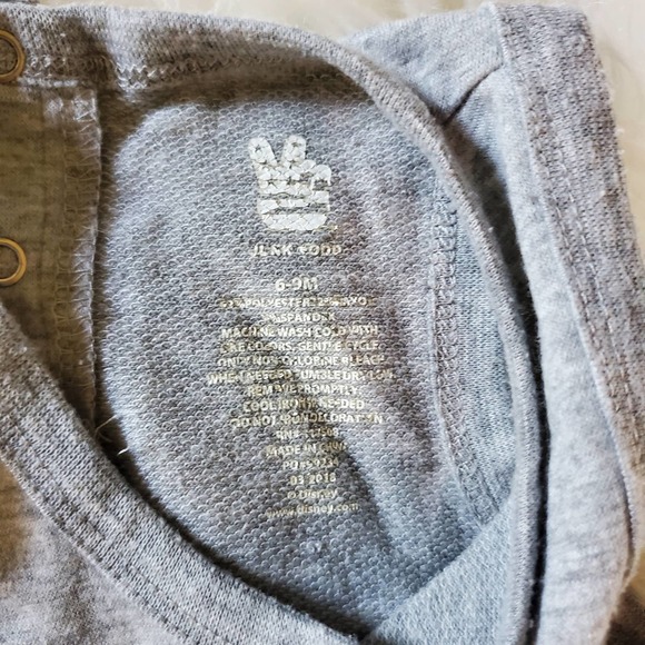 Junk Food Mickey Mouse Just Add Sunshine Romper 6-9 Months - Picture 5 of 5